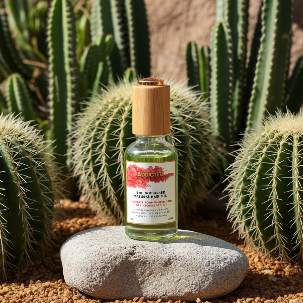Addicted Beauty Natural Cactus Nourishing Hair Oil