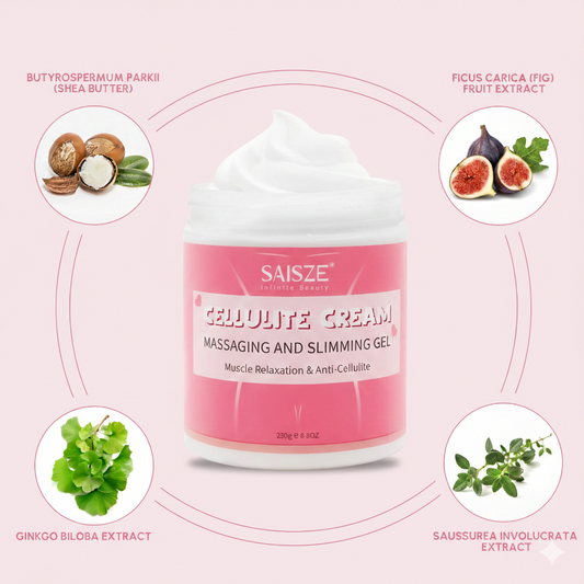 8.8 oz Anti Cellulite Body Slimming Cream with Massager and Remover