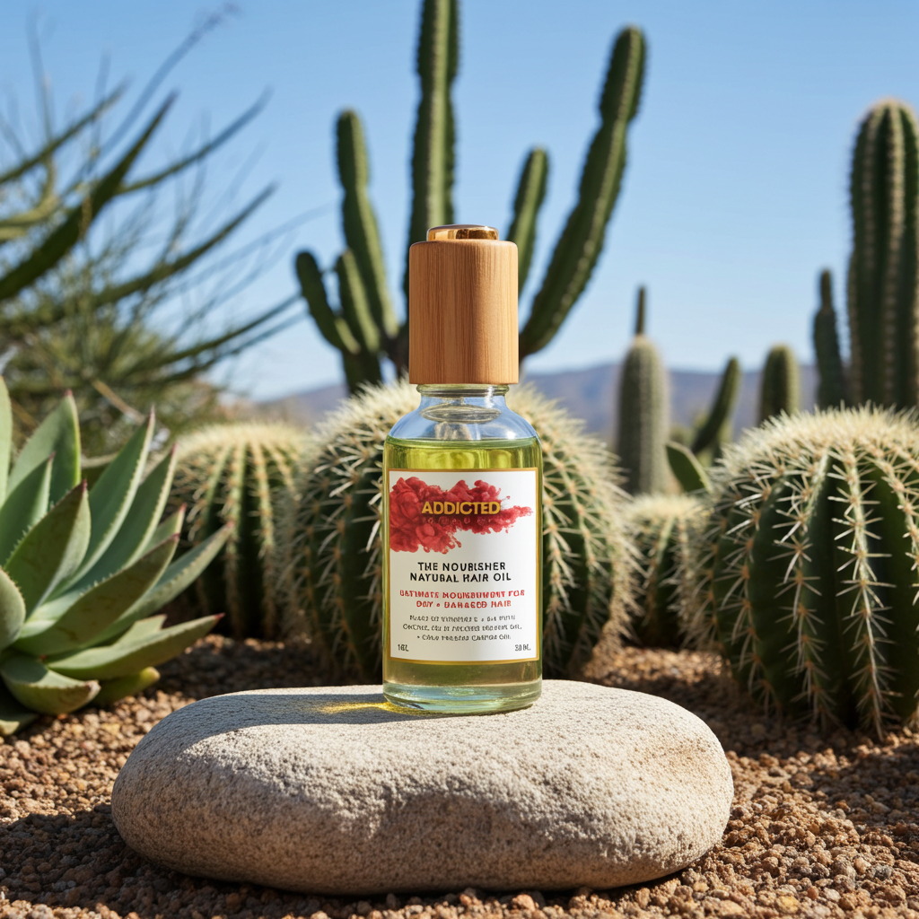 Addicted Beauty Natural Cactus Nourishing Hair Oil